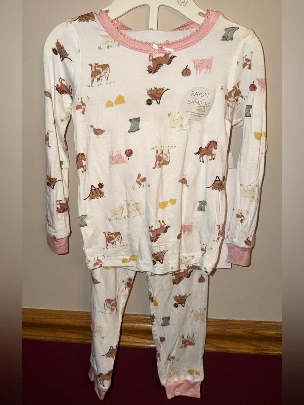 Milkberry Bamboo Farm Animal Pajamas - Baby Toddler